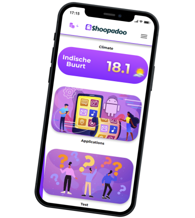 mock up image with the service displayed